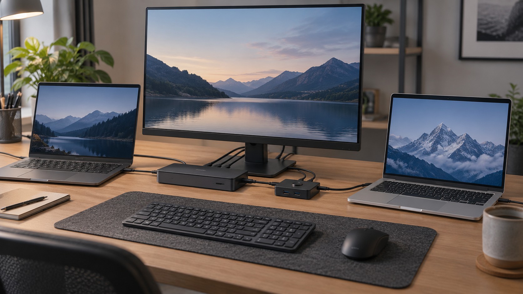 USB switch and docking station connection paths compared for compatibility